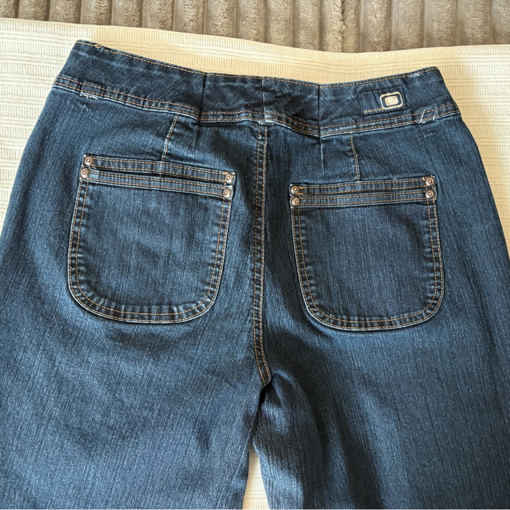 Bandolino Bootcut Pocket Blue Denim Jeans Size 10 Trendy Cute - Picture 5 of 7
